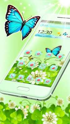 Emulate Android APK Butterfly Green Nature Theme