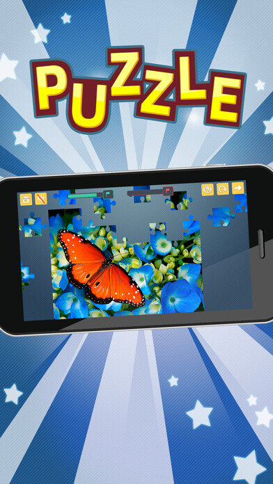 Emulate iPhone app Butterfly Jigdsaw Puzzles using MyAndroid Emulate iPhone app Butterfly Jigdsaw Puzzles using MyAndroid