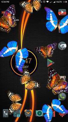 Emulate Android APK Butterfly on screen prank