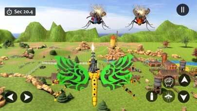 Emulate iPhone app Butterfly Robot Mech Battle using MyAndroid