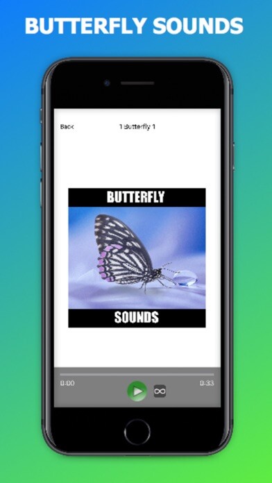 Emulate iPhone app Butterfly Sound Effects! using MyAndroid