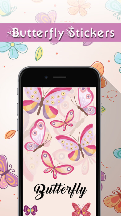 Emulate iPhone app Butterfly Stickers Pack using MyAndroid Emulate iPhone app Butterfly Stickers Pack using MyAndroid