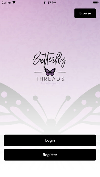 Emulate iPhone app Butterfly Threads Boutique using MyAndroid Emulate iPhone app Butterfly Threads Boutique using MyAndroid