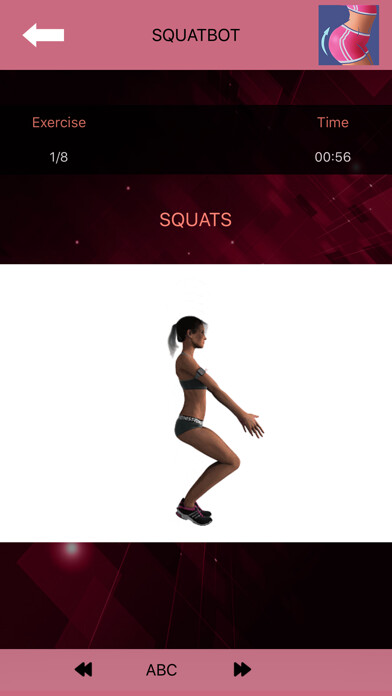 Emulate iPhone app Buttocks Workout - Squat Bot using MyAndroid Emulate iPhone app Buttocks Workout - Squat Bot using MyAndroid