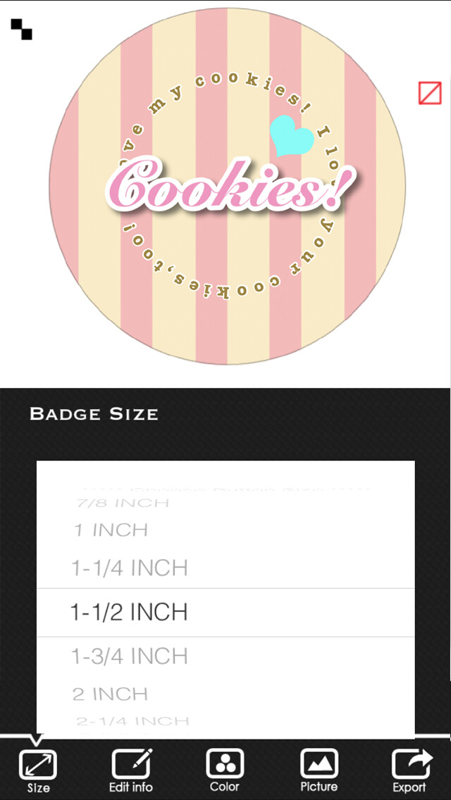 Emulate iPhone app Button Badge Maker - with PDF, E-mail and AirPrint Options using MyAndroid Emulate iPhone app Button Badge Maker - with PDF, E-mail and AirPrint Options using MyAndroid