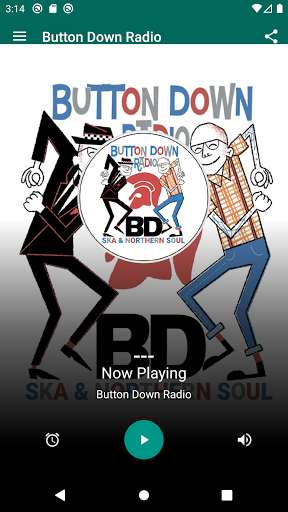 Run android online APK Button Down Radio from MyAndroid or emulate Button Down Radio using MyAndroid