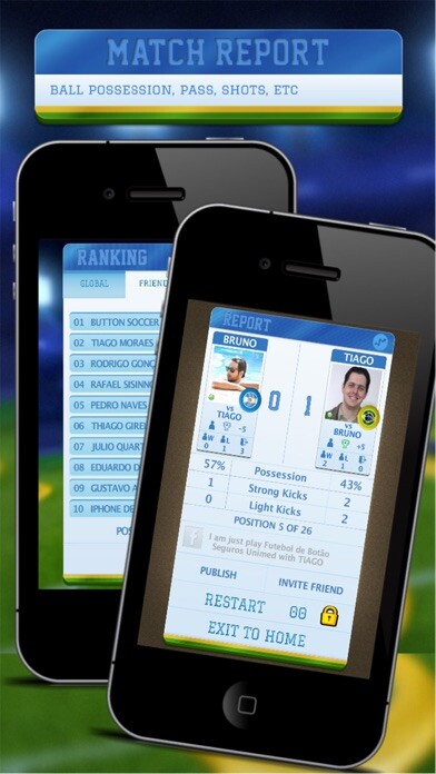 Emulate iPhone app Button Soccer Seguros Unimed using MyAndroid Emulate iPhone app Button Soccer Seguros Unimed using MyAndroid