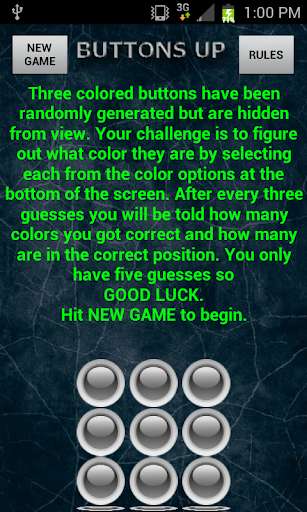 Run android online APK Buttons Up from MyAndroid or emulate Buttons Up using MyAndroid