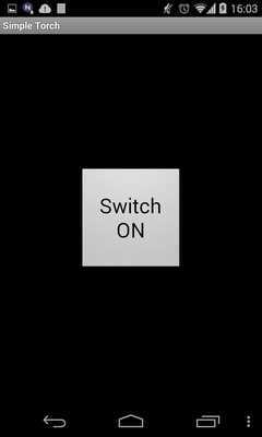 Emulate Android APK Button torch Emulate Android APK Button torch