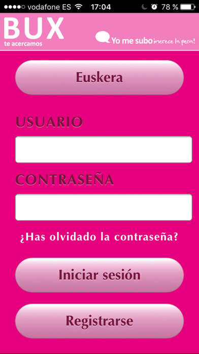 Emulate iPhone app Bux Vitoria-Gasteiz using MyAndroid Emulate iPhone app Bux Vitoria-Gasteiz using MyAndroid