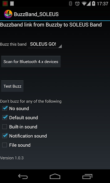 Emulate Android APK BuzzBand_SOLEUS