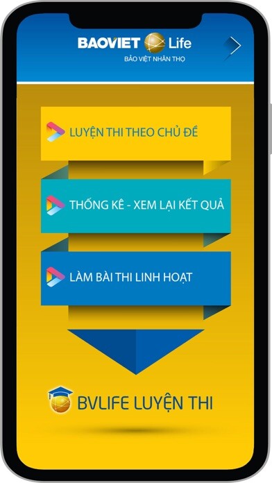 Emulate iPhone app BVLife Luyện thi using MyAndroid Emulate iPhone app BVLife Luyện thi using MyAndroid