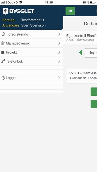 Emulate iPhone app Bygglet using MyAndroid
