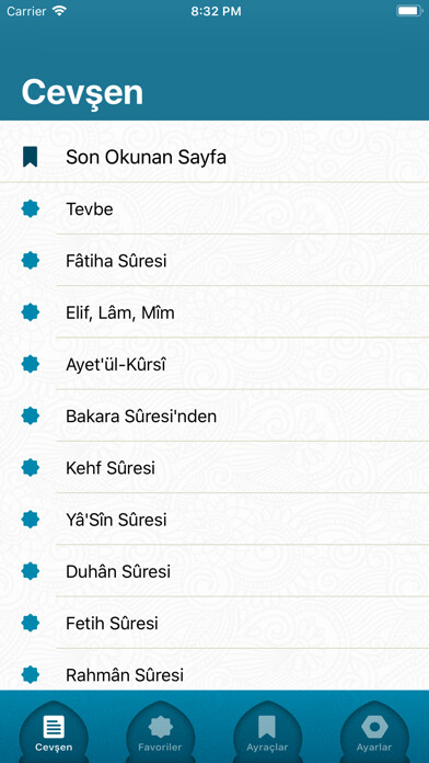 Emulate iPhone app Büyük Cevşen using MyAndroid