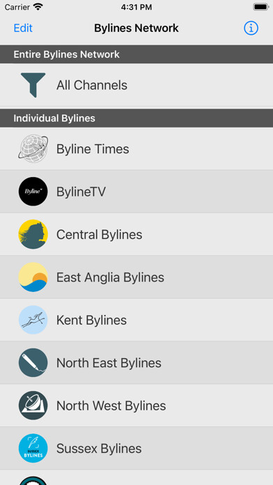 Emulate iPhone app Bylines using MyAndroid Emulate iPhone app Bylines using MyAndroid