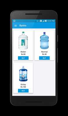 Emulate Android APK Bystro - Water Can Delivery