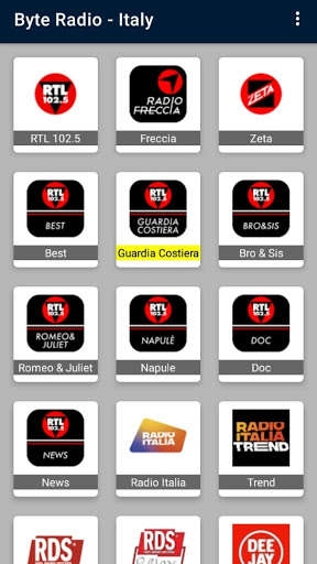 Run android online APK Byte Radio Italy: Streaming FM from MyAndroid or emulate Byte Radio Italy: Streaming FM using MyAndroid