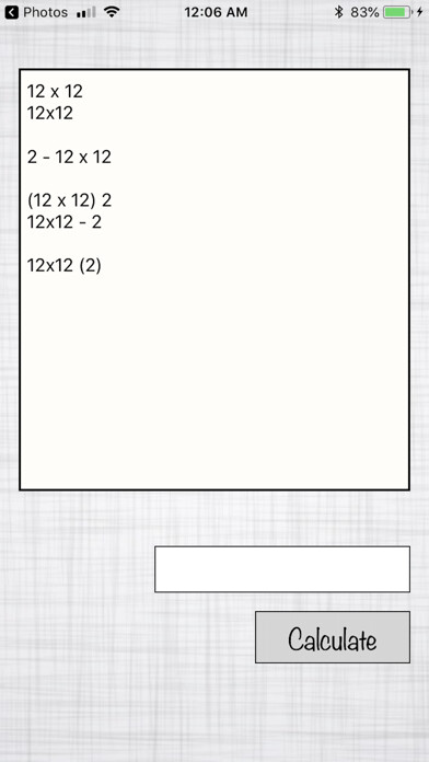 Emulate iPhone app By the Square Foot Calculator using MyAndroid