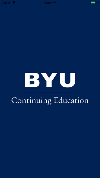 Emulate iPhone app BYU Continuing Education using MyAndroid