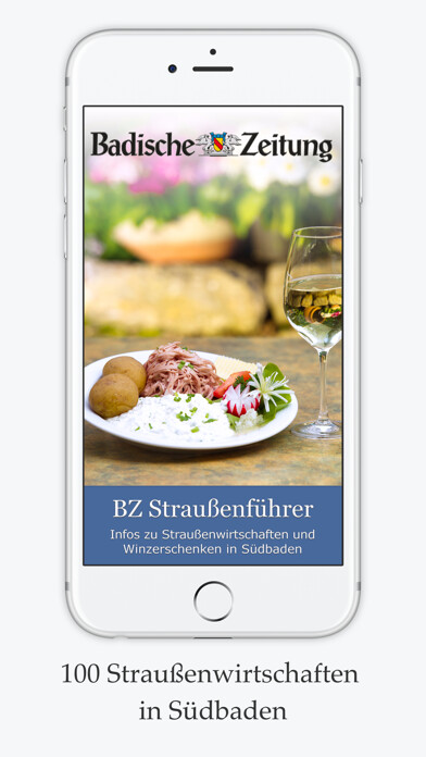 Emulate iPhone app BZ Straußenführer für Freiburg, den Schwarzwald und Südbaden – Badische Zeitung using MyAndroid
