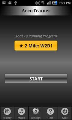 Emulate Android APK C25K Running AccuTrainer