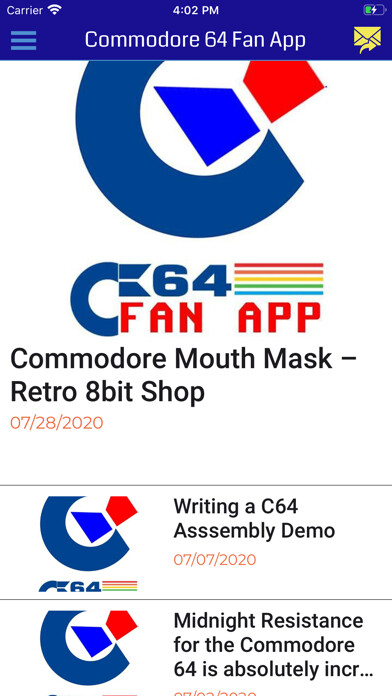 Emulate iPhone app C64 FAN APP using MyAndroid