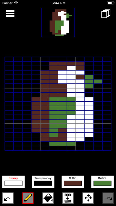 Emulate iPhone app C64 Sprite Creator using MyAndroid Emulate iPhone app C64 Sprite Creator using MyAndroid