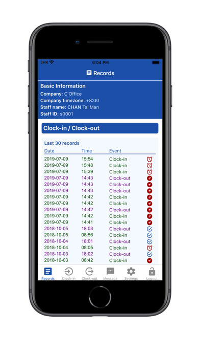 Emulate iPhone app C9Clockin using MyAndroid Emulate iPhone app C9Clockin using MyAndroid