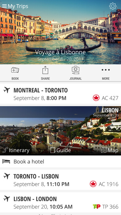 Emulate iPhone app CAA Travel using MyAndroid