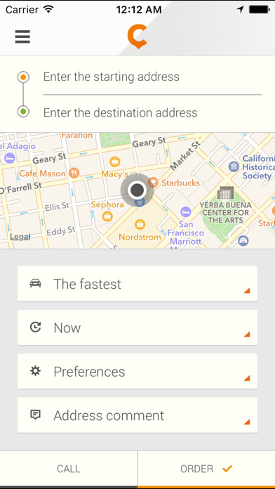 Emulate iPhone app CAB4YOU – Taxi w smartfonie using MyAndroid Emulate iPhone app CAB4YOU – Taxi w smartfonie using MyAndroid
