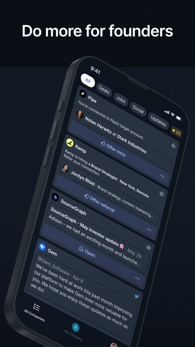 Emulate iPhone app Cabal — Do more for founders using MyAndroid Emulate iPhone app Cabal — Do more for founders using MyAndroid