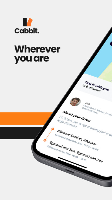 Emulate iPhone app Cabbit - Book a taxi using MyAndroid