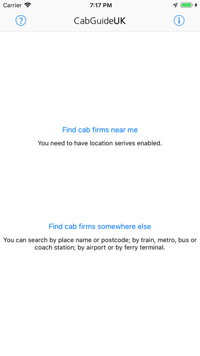 Emulate iPhone app CabGuideUK using MyAndroid