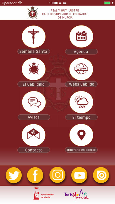 Emulate iPhone app Cabildo Murcia using MyAndroid Emulate iPhone app Cabildo Murcia using MyAndroid