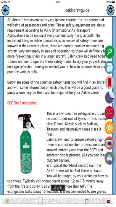 Emulate iPhone app Cabin Crew Training using MyAndroid