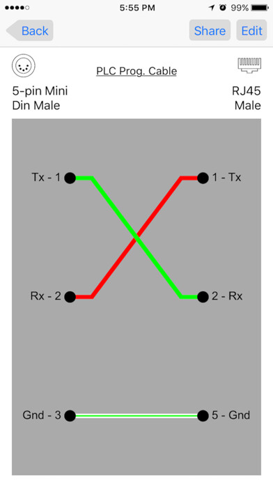 Emulate iPhone app CablePinouts using MyAndroid Emulate iPhone app CablePinouts using MyAndroid
