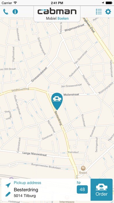Emulate iPhone app Cabman Mobile - Booking using MyAndroid Emulate iPhone app Cabman Mobile - Booking using MyAndroid
