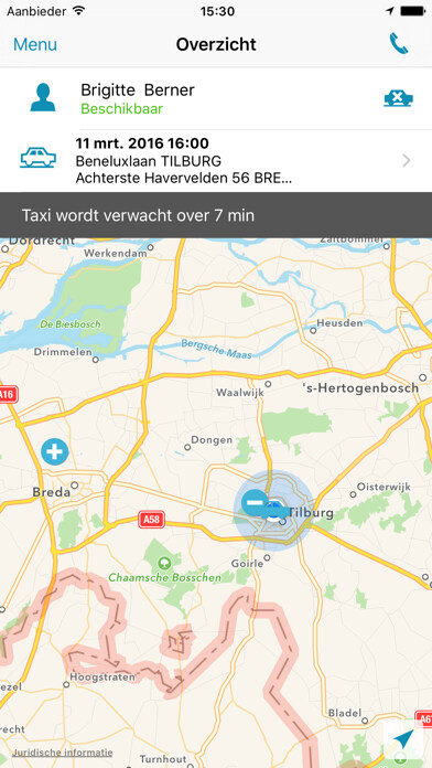 Emulate iPhone app Cabman Mobile - Ritinformatie using MyAndroid Emulate iPhone app Cabman Mobile - Ritinformatie using MyAndroid