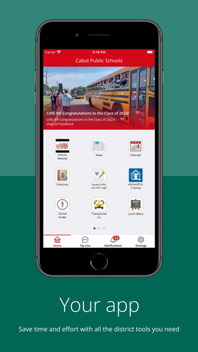 Emulate iPhone app Cabot Public Schools using MyAndroid Emulate iPhone app Cabot Public Schools using MyAndroid