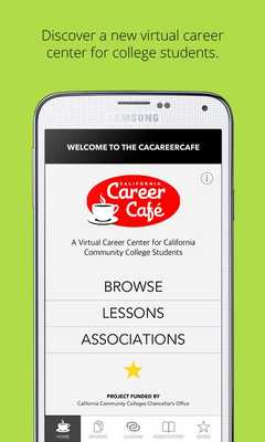 Emulate Android APK CA Career Cafe - Career Center