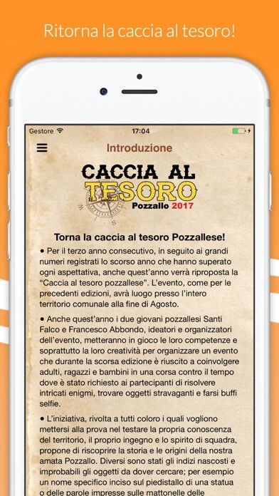 Emulate iPhone app Caccia al tesoro Pozzallo using MyAndroid Emulate iPhone app Caccia al tesoro Pozzallo using MyAndroid