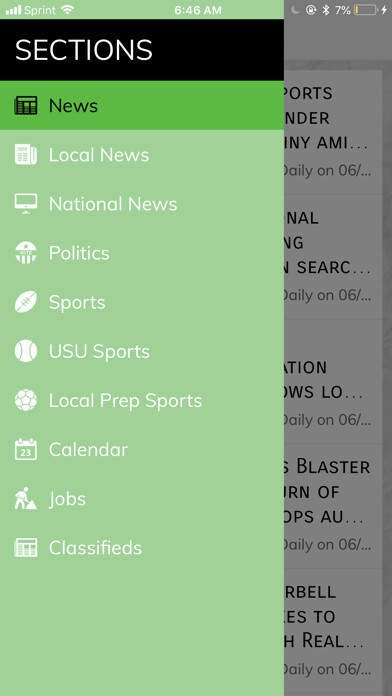 Emulate iPhone app Cache Valley Daily using MyAndroid