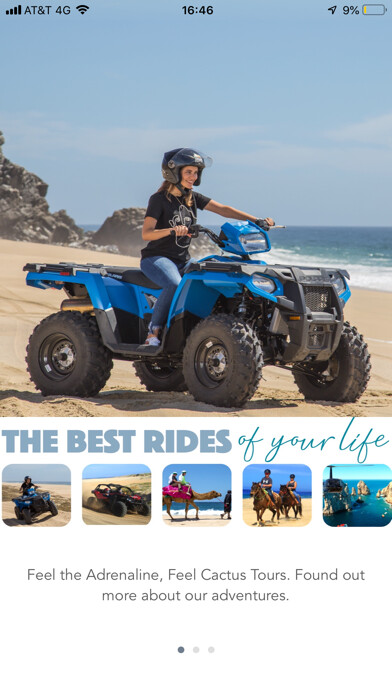 Emulate iPhone app Cactus ATV Tours using MyAndroid