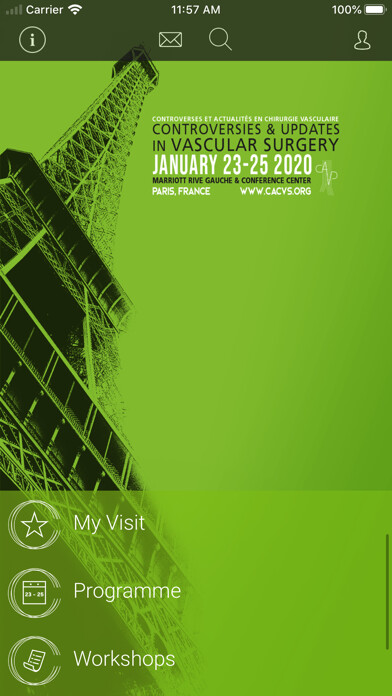 Emulate iPhone app CACVS vascular congress using MyAndroid Emulate iPhone app CACVS vascular congress using MyAndroid