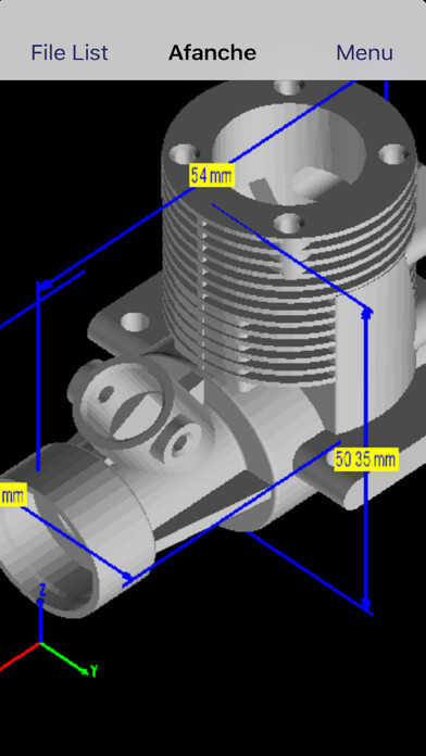 Emulate iPhone app CAD 3D View Pro i using MyAndroid Emulate iPhone app CAD 3D View Pro i using MyAndroid