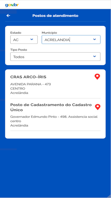Emulate iPhone app Cadastro Único using MyAndroid Emulate iPhone app Cadastro Único using MyAndroid
