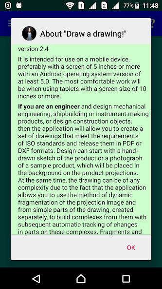 Run android online APK CAD Draw a drawing! Create 3D from MyAndroid or emulate CAD Draw a drawing! Create 3D using MyAndroid