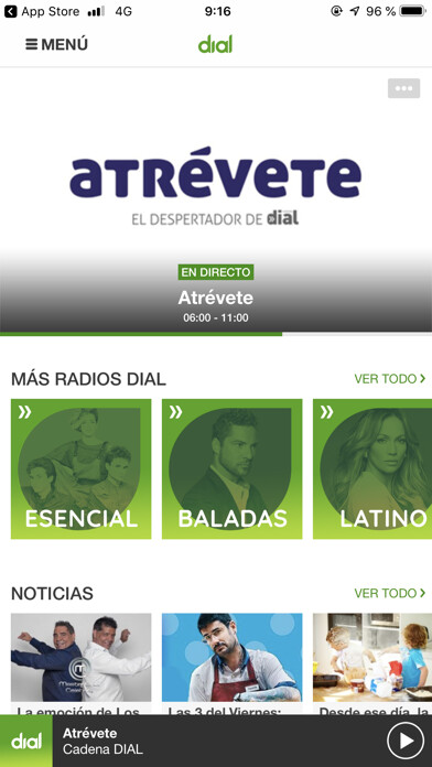 Emulate iPhone app Cadena Dial Radio using MyAndroid Emulate iPhone app Cadena Dial Radio using MyAndroid