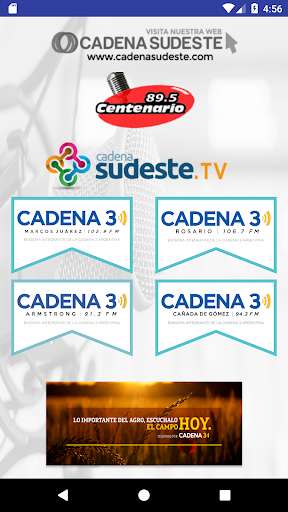 Run android online APK Cadena Sudeste from MyAndroid or emulate Cadena Sudeste using MyAndroid