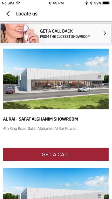 Emulate iPhone app Cadillac Alghanim using MyAndroid